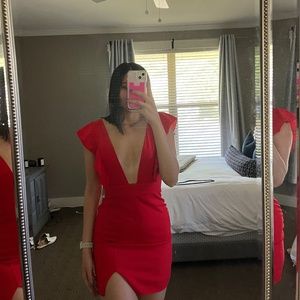 Red Semi-Attire Dress